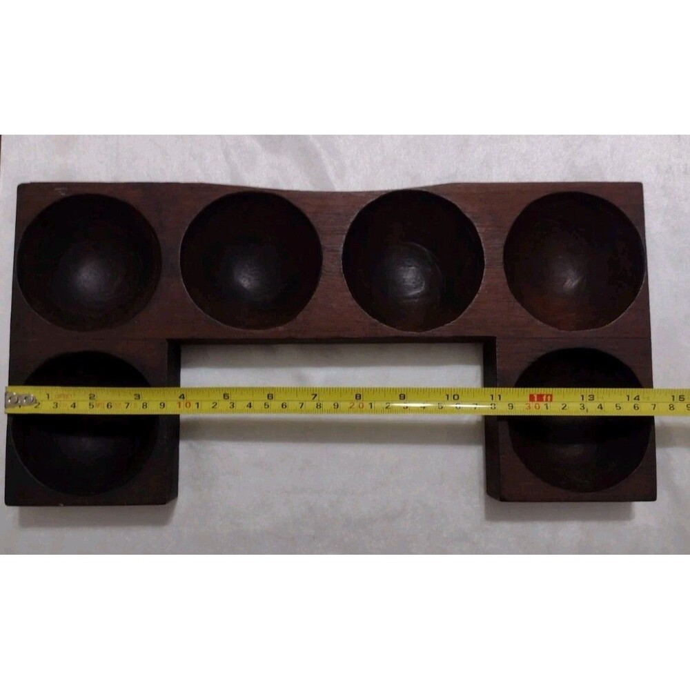 Rare Antique Vintage Wooden Cash Drawer Register Insert - Picture 5 of 6